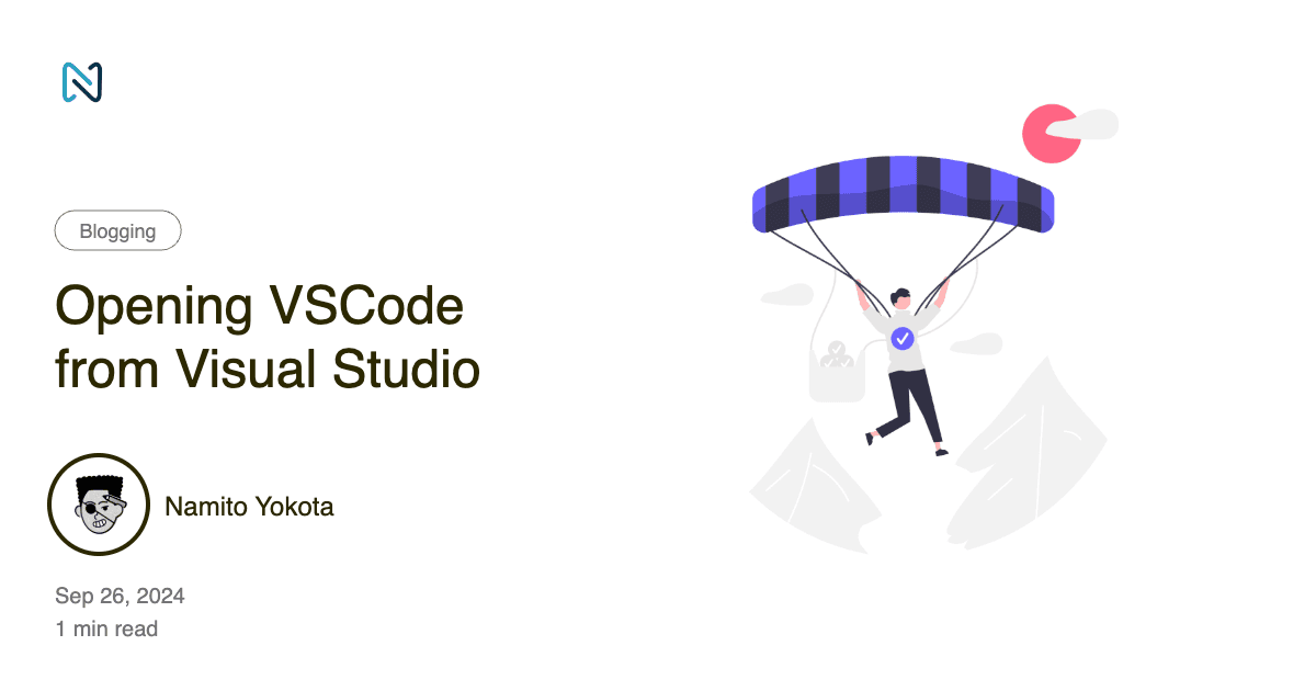 Opening VSCode from Visual Studio