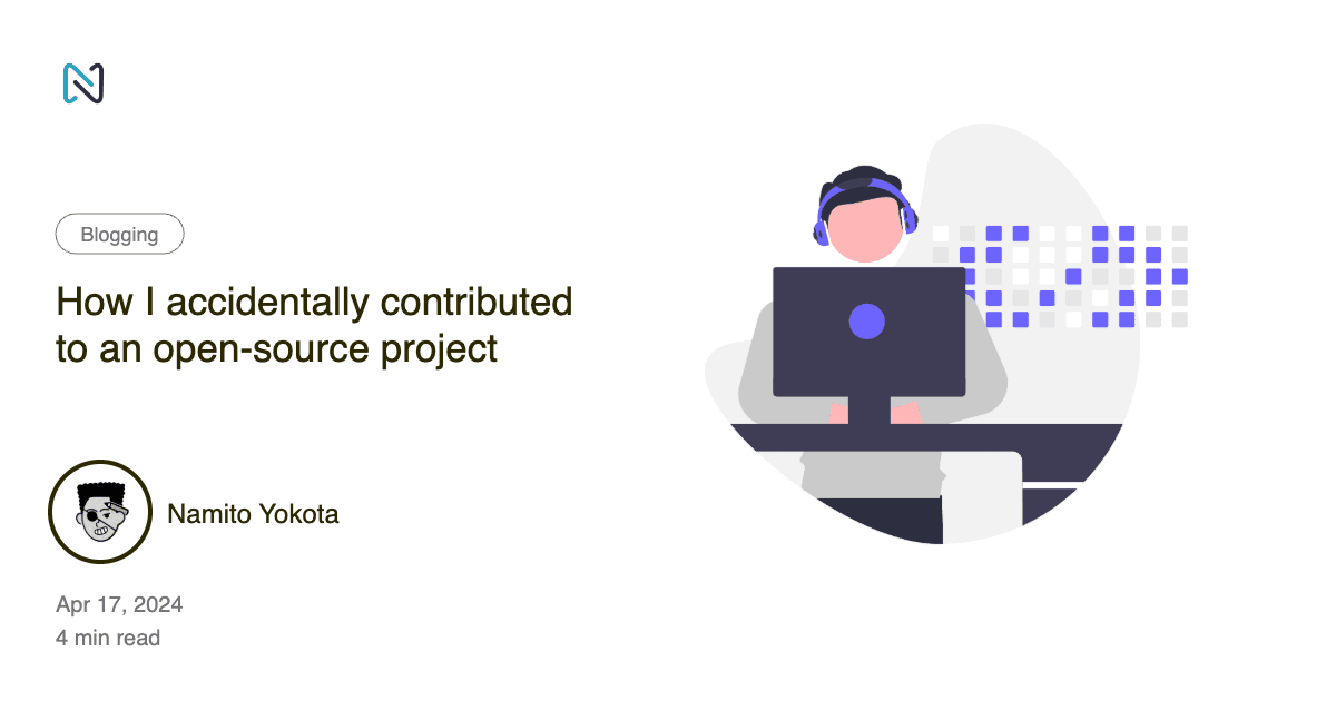 How I accidentally contributed to an open-source project